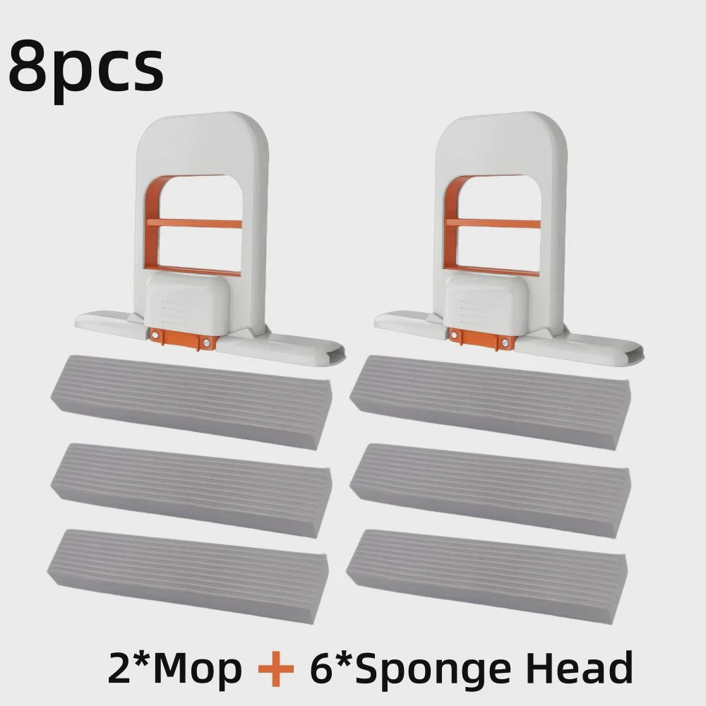 Compacte Zelfwringende Spons Mop - Handheld Mini Schoonmaakhulp voor Thuis