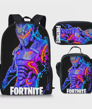 Fortnite Schooltas Set: Rugzak, Pennenhouder & Lunchtas voor Kinderen