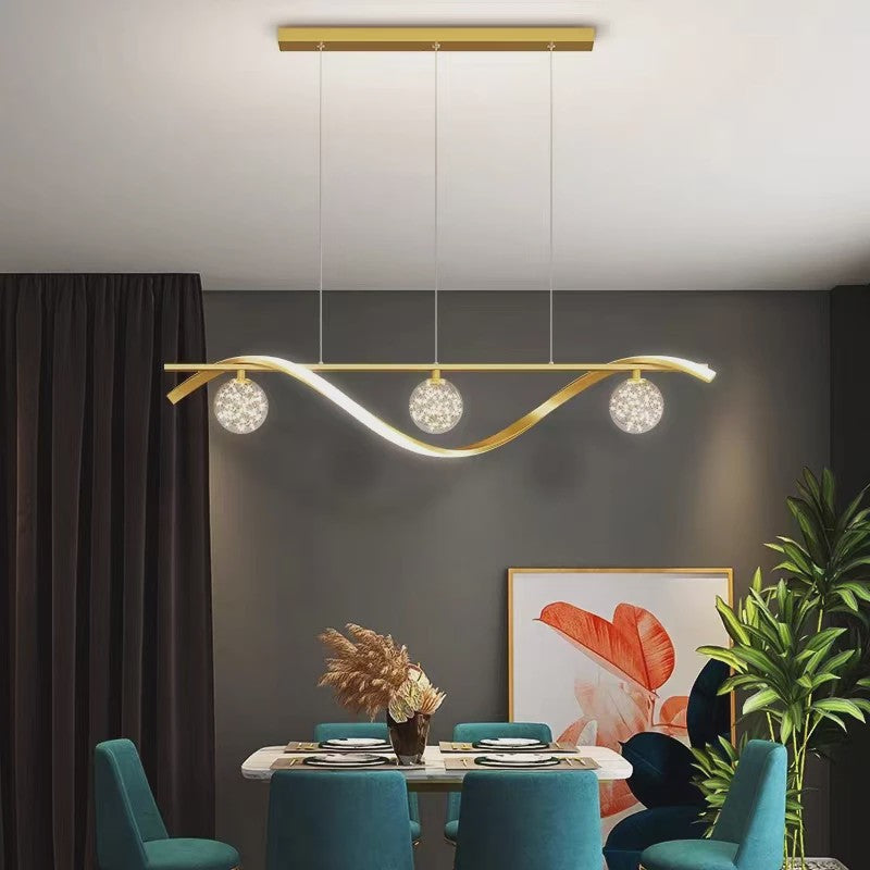 Moderne LED Hanglamp voor Eettafel & Keuken - Stijlvolle Plafondlamp met Sfeervolle Verlichting