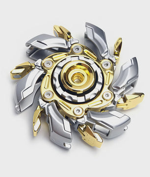 Premium Metalen Deformeerbare Fidget Spinner - EDC Hand Spinner voor Volwassenen - Anti-Stress Vingertop Gyro Speelgoed