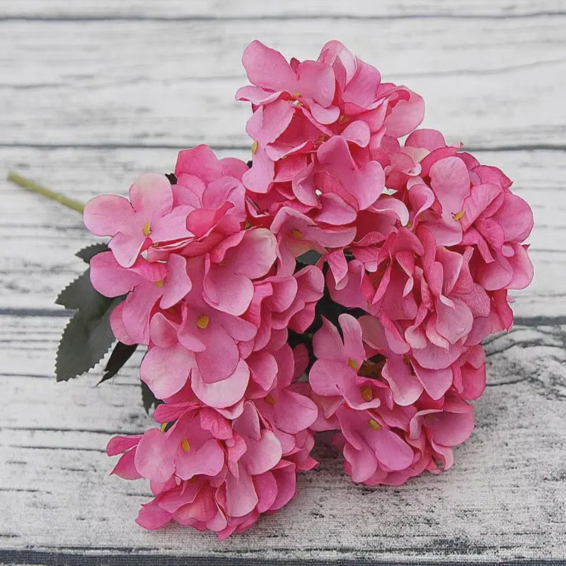 Kunstbloemen Hydrangea - Zijde Boeketten voor Bruiloft, Decoratie & Feest