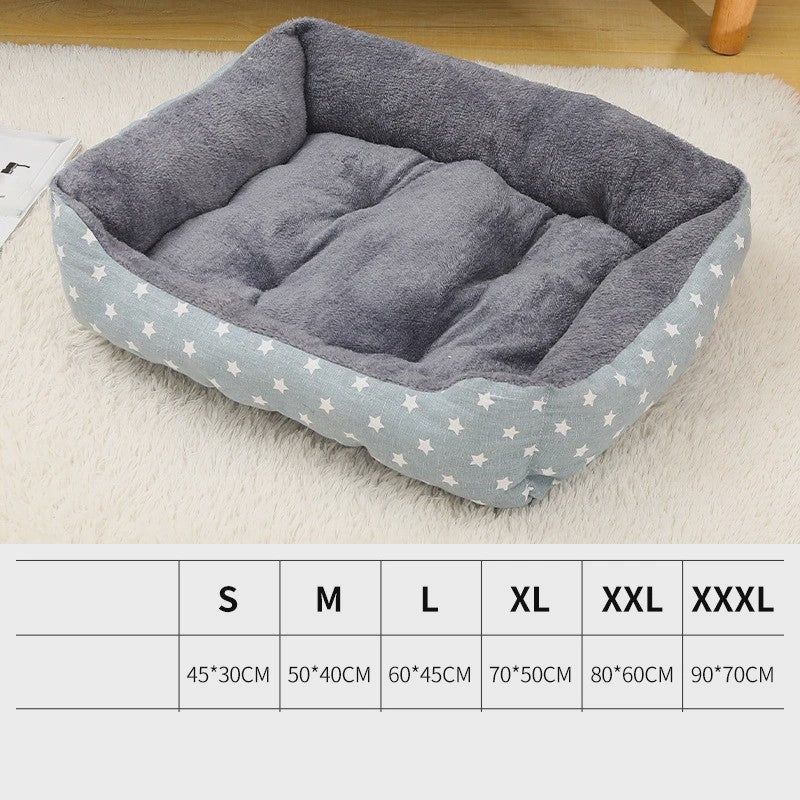 Warm Winter Huisdier Bed - Comfortabel Hondenkussen & Kattenmand voor Puppy's en Grotere Honden
