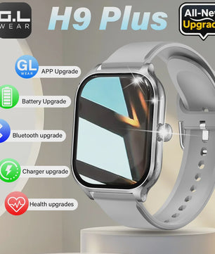 H9 Pro Max Smartwatch: Bellen, Gezondheid & Fitness Tracker met Kleurenscherm