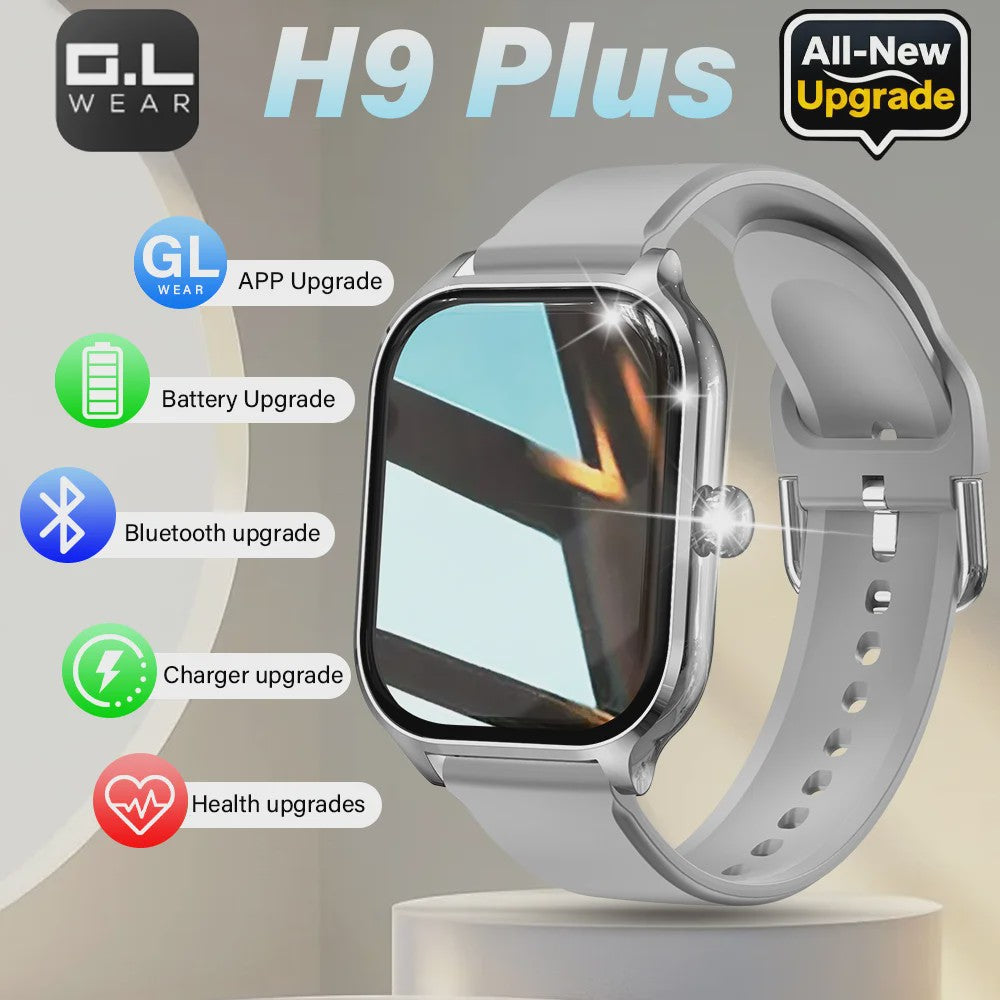 H9 Pro Max Smartwatch: Bellen, Gezondheid & Fitness Tracker met Kleurenscherm