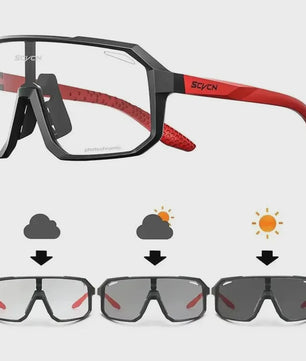 Fotocromische Sportbril voor Fietsen & Outdoor | SCVCN Wielren & MTB Zonnebril