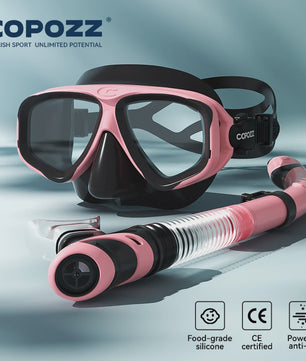 COPOZZ Professioneel Duikmasker & Snorkelset - Anti-condens, Gehard Glas