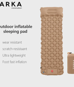 TARKA Opblaasbare Slaapmat - Ultralicht Kampeerluchtbed, Zelfopblazend & Compact voor Outdoor Avonturen