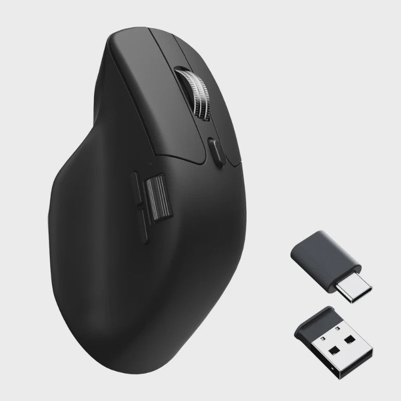 Keychron M6 Draadloze Muis: 2.4GHz/Bluetooth, Type-C, 1K/8K Polling Rate, 26000 DPI