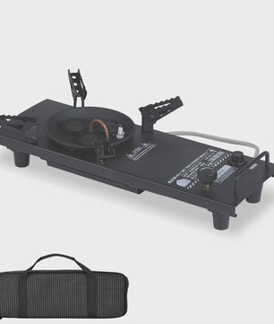 Pandatour Camping IGT Gasfornuis - Krachtige 6500W Draagbare Brander voor Buiten