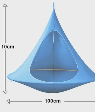 Waterproof Hangmat Dubbele Schommelstoel Cacoon - Binnen & Buiten Gebruik, Incl. Ophangkit