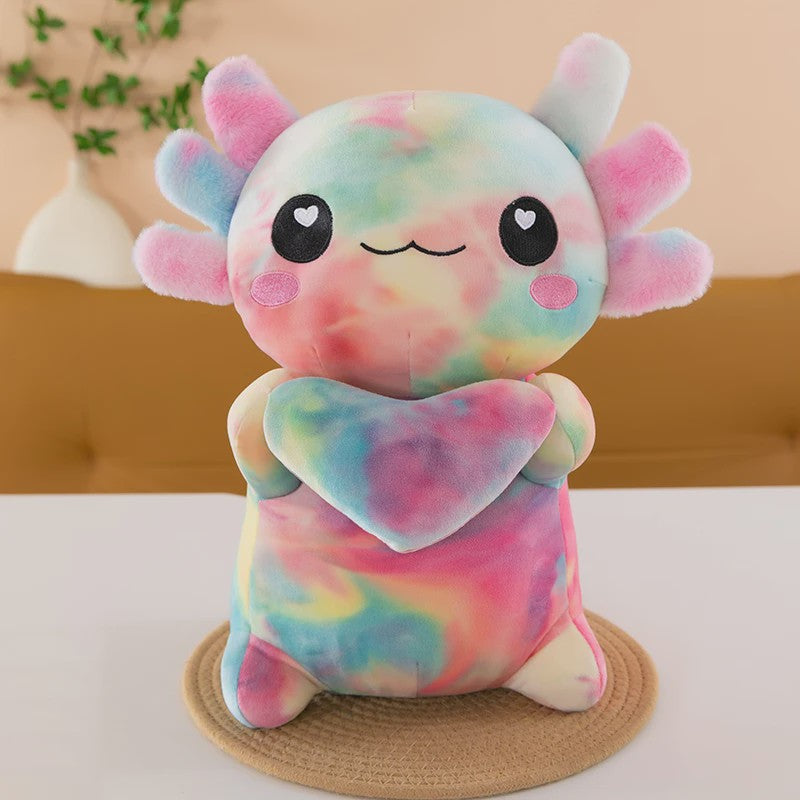 Zachte Axolotl Pluche Knuffel - Verkrijgbaar in 4 Kleuren, Perfect Cadeau