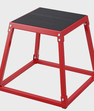 Metalen Plyo Box Springbox - Antislip Top - 12, 18, 24, 30 Inch - Home Gym Training