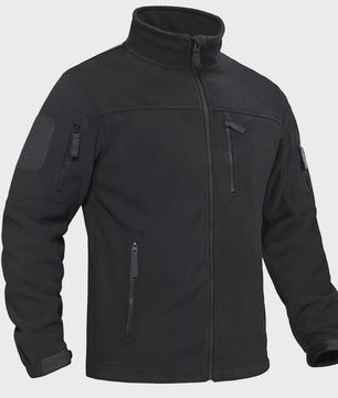 TACVASEN Heren Fleece Jas - Warm, Winddicht & Praktisch met Meerdere Zakken
