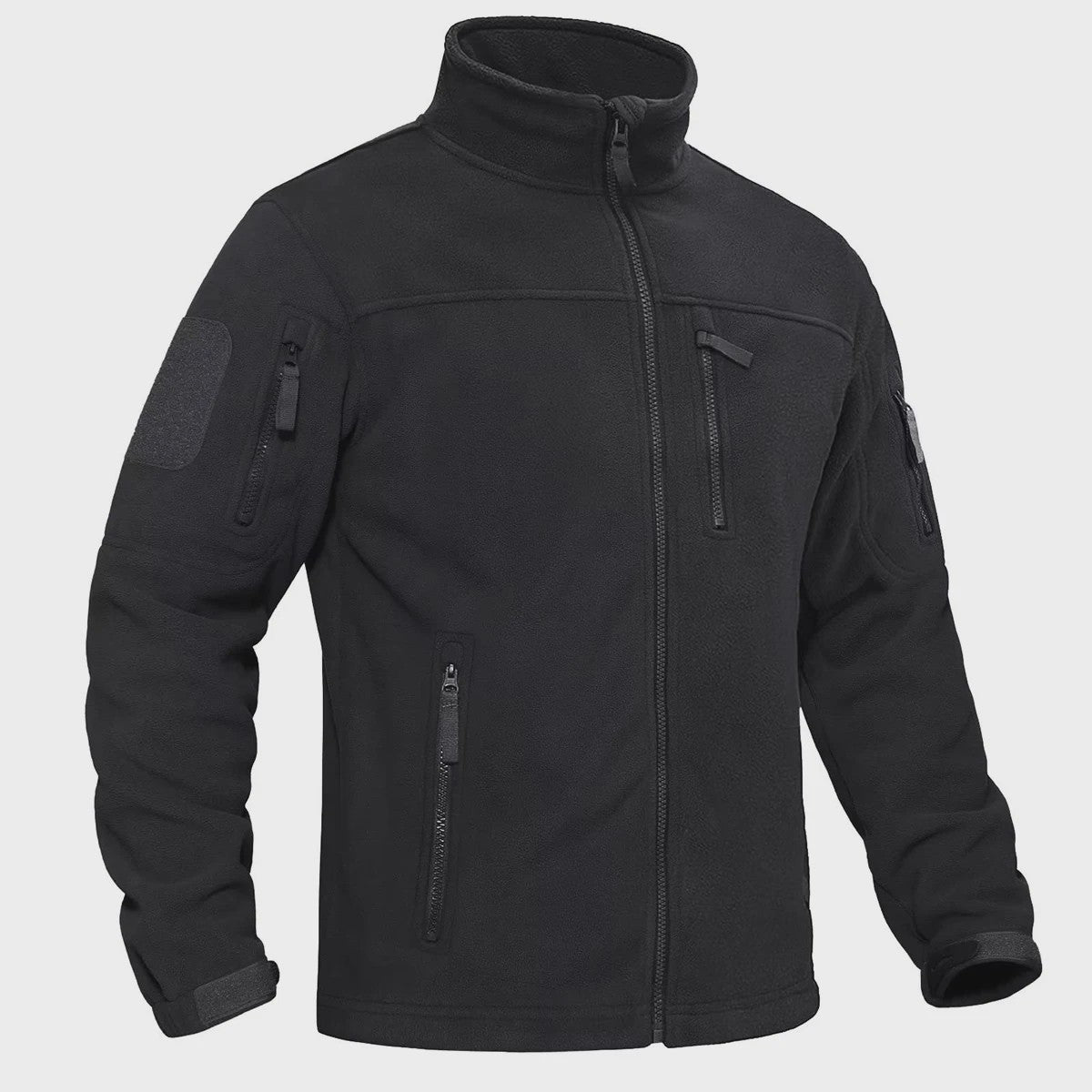 TACVASEN Heren Fleece Jas - Warm, Winddicht & Praktisch met Meerdere Zakken