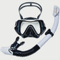 Professionele Duikbril en Snorkel Set voor Volwassenen - Panoramisch Gehard Glas