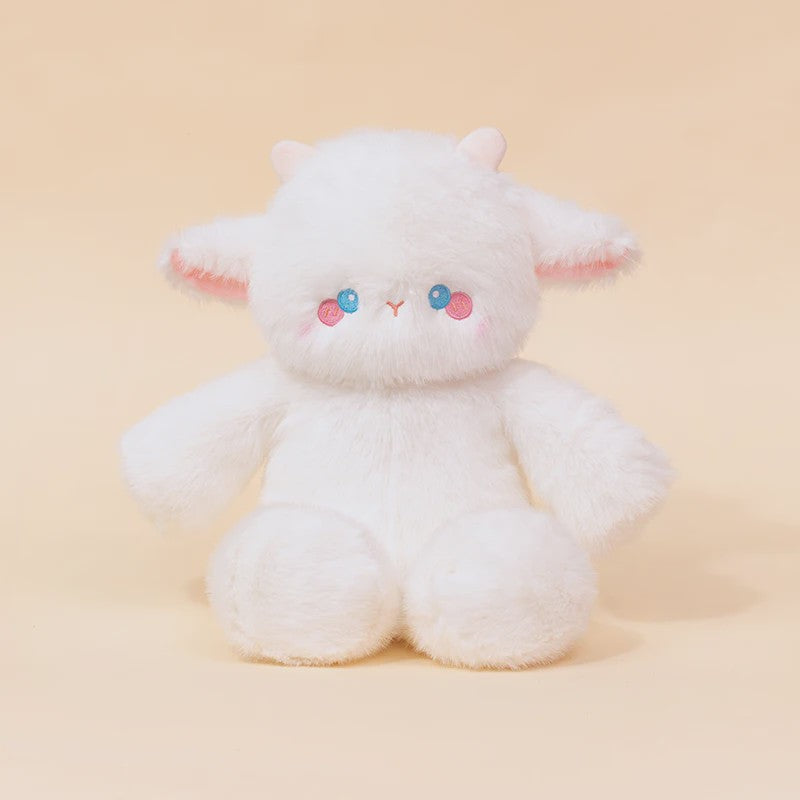 Knuffelkoe Pluche Zittend - Zacht en Warm Kindermaatje - Decoratie Cadeau