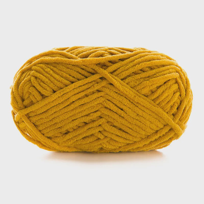 Zacht Chenille Garen 50g - Dik Velvet Garen voor Handwerken & DIY Baby Projecten