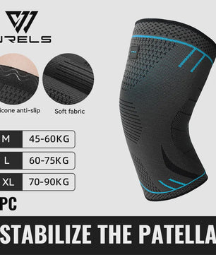 WRELS Compressie Kniebrace - Ademend, Anti-slip, Sport & Pijnverlichting