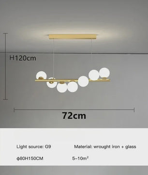 Luxe Scandinavische Plafondlamp met Sterrenlicht - Goudkleurig