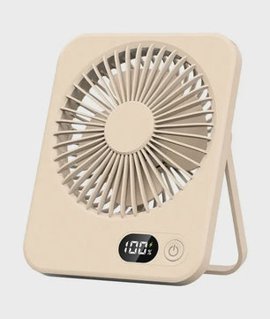 Mini Draagbare USB Ventilator met Powerbank Functie - Koeling voor Onderweg & Bureau