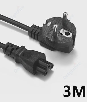 EU Stroomkabel IEC320 C5 - 0.5m, 1.2m of 5m - Voor Laptops, PC's, Monitoren & Meer