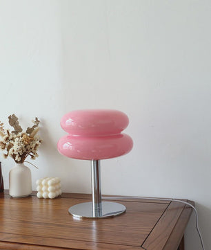 Macaron Glazen Tafellamp - Sfeervolle Verlichting met Trichromatische Dimming