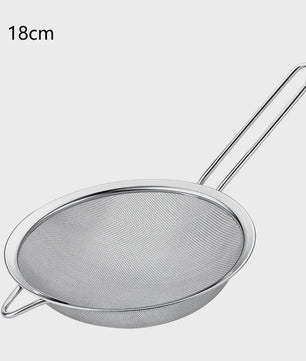 Set RVS Zeven Fijnmazig - 3 Delig - Voor Olie, Bloem, Bakken & Keuken