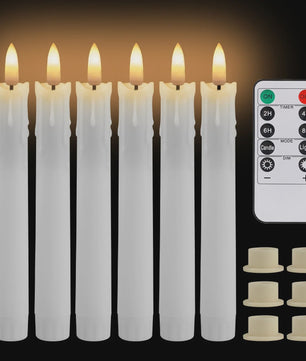 LED Flamlamp Kaarsen (6/18/24 stuks) met Afstandsbediening - Veilige Sfeerverlichting