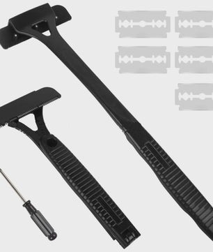 Lange Handgreep Rugschraper & Body Shaver - Verstelbaar & Opvouwbaar