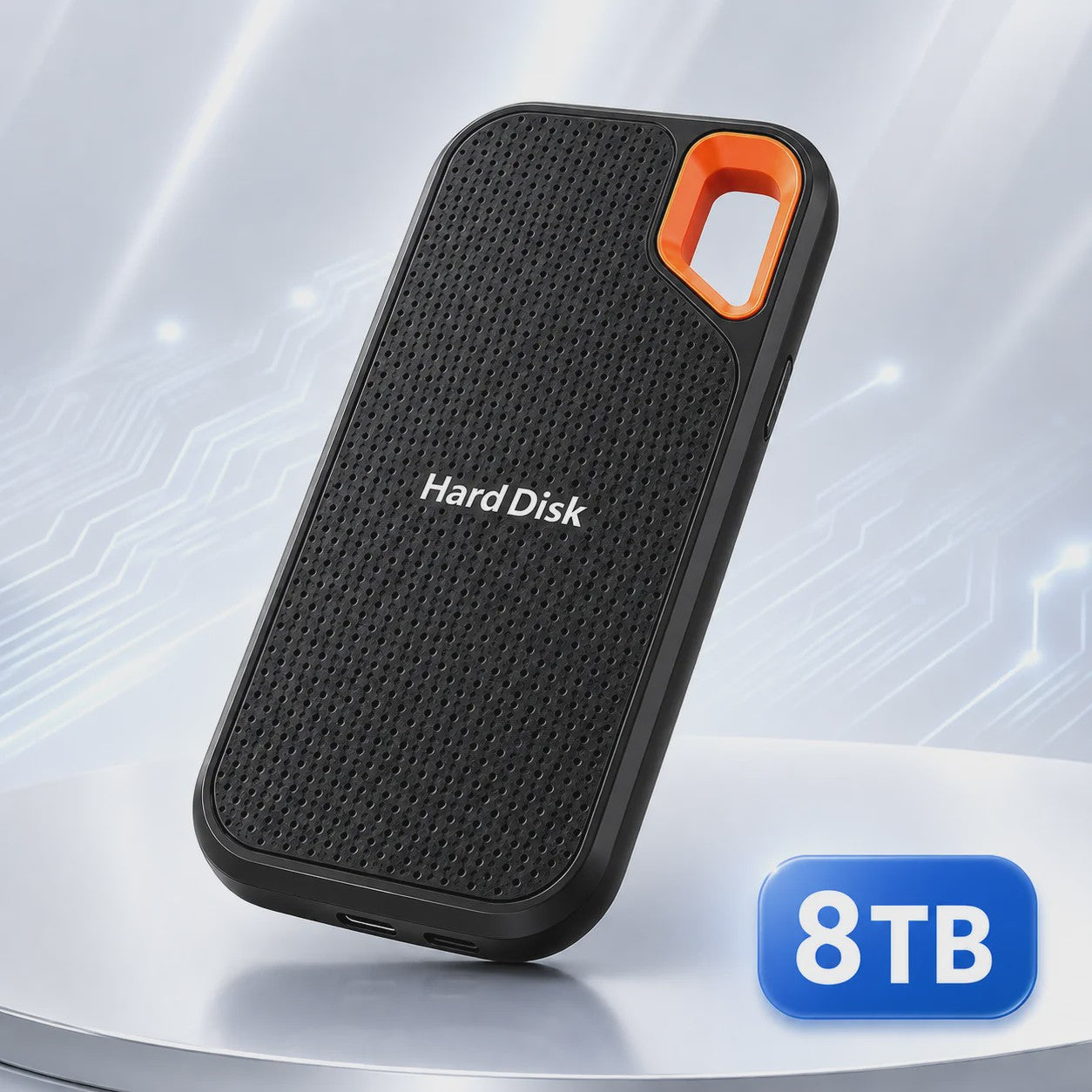 Compacte Externe SSD 1TB/2TB - Draagbare Opslag met USB 3.1 Type-C voor Laptop, MacOS & Telefoon