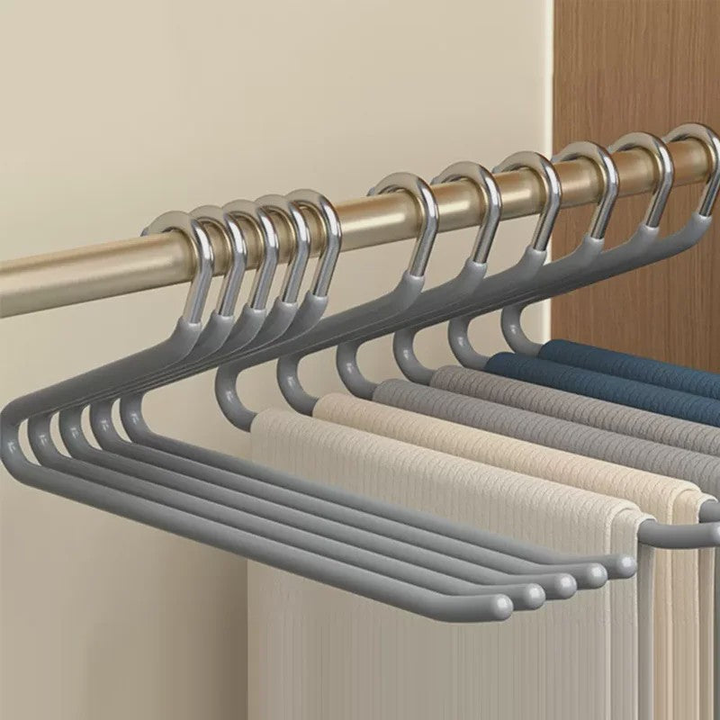 Anti-slip Gansvormige Broekenhanger - Ruimtebesparend Kledingrek voor Garderobe