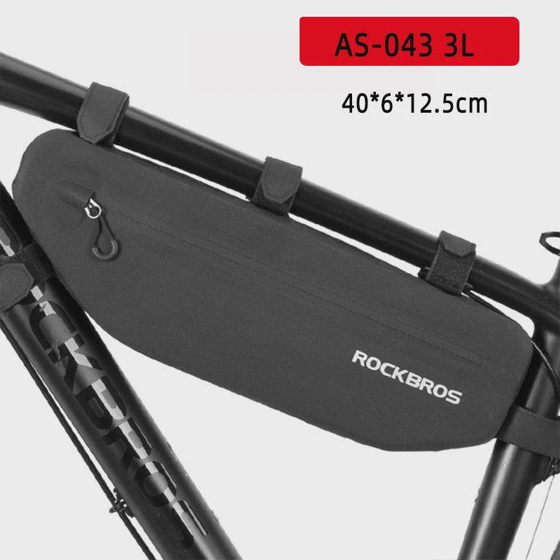 ROCKBROS 8L Fietstas Frame Driehoek Tas - Waterdicht, Reflecterend & Verstelbaar