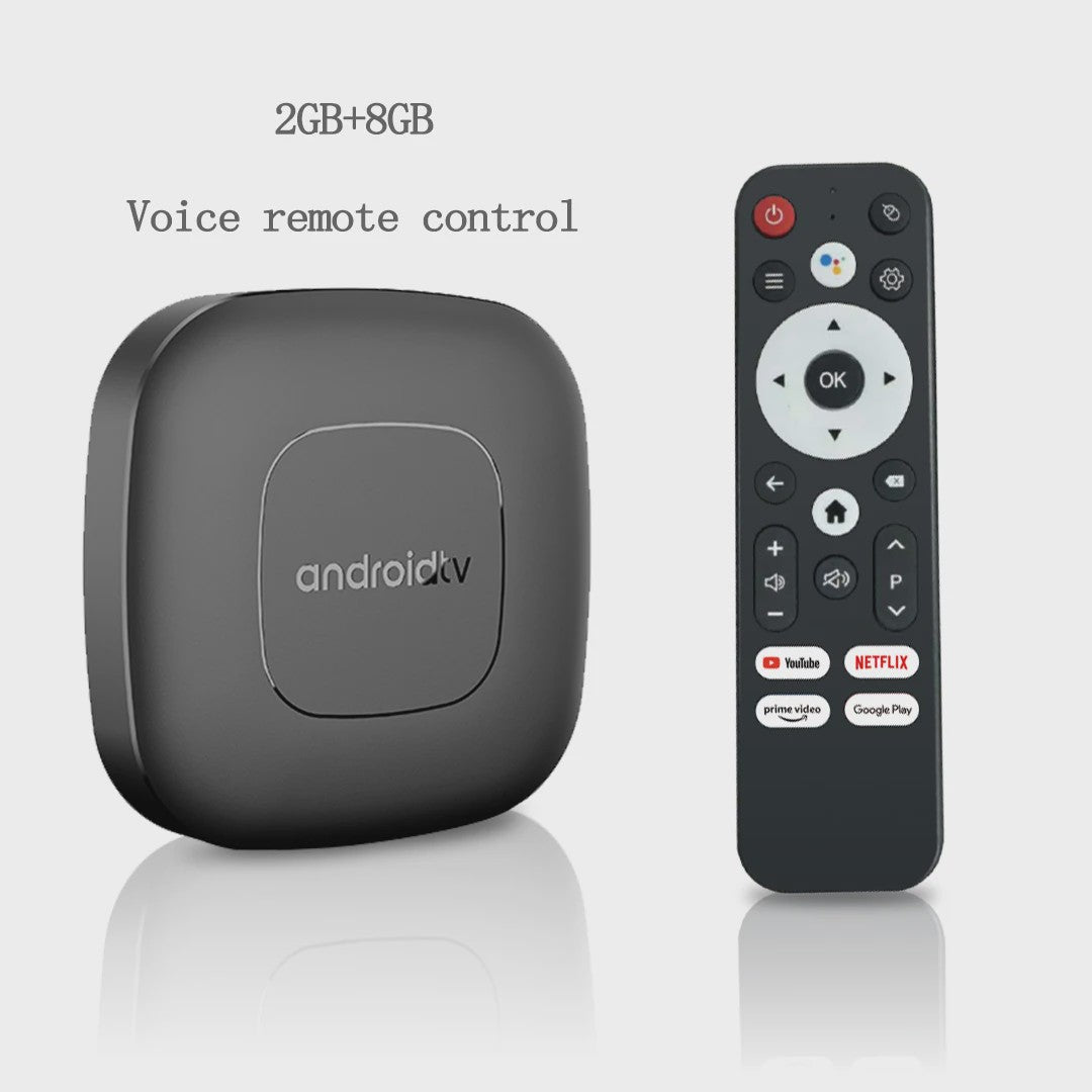 Android TV Box T1 Deluxe: 4K Streaming, Google Assistant & Netflix