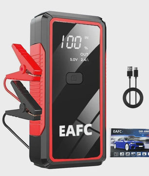 Krachtige 12V Auto Jump Starter & Powerbank - Start Benzine & Diesel Motoren