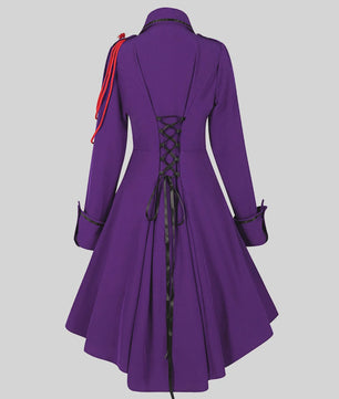 Middeleeuwse Renaissance Lolita Jurk - Vintage Victoriaans Hofkostuum met Strik en Ruches