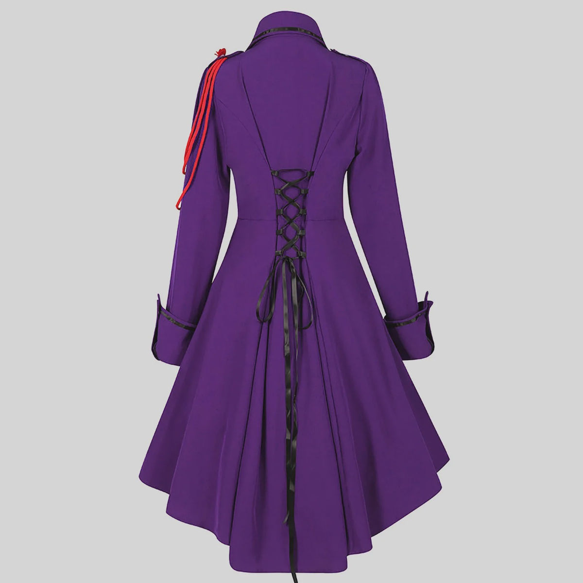 Middeleeuwse Renaissance Lolita Jurk - Vintage Victoriaans Hofkostuum met Strik en Ruches