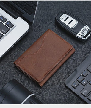 Magnetische Lederen Kaarthouder Wallet voor iPhone 16/15 Serie - Magsafe Compatibel