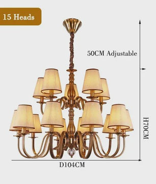 Luxe Klassieke LED Kroonluchter - Sfeervolle Verlichting voor Woonkamer, Eetkamer & Slaapkamer