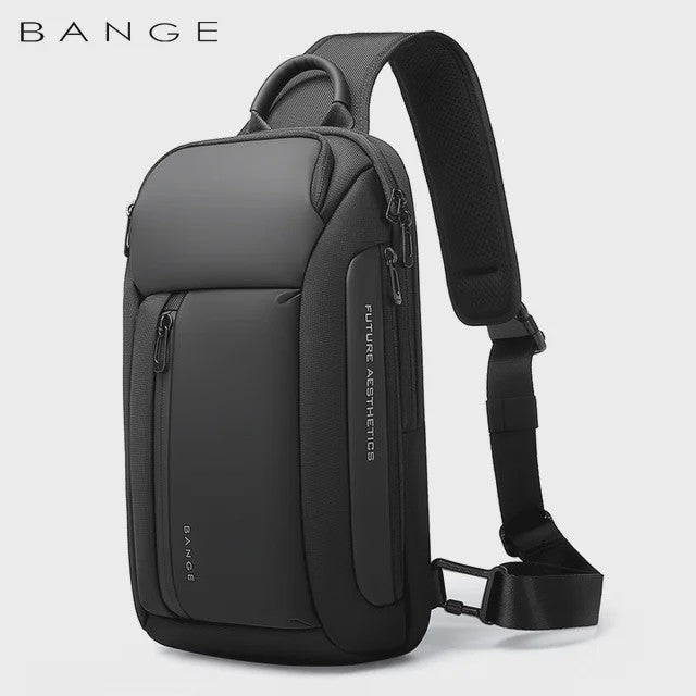Bange Waterdichte Heren Borsttas - Crossbody Schoudertas met Grote Capaciteit
