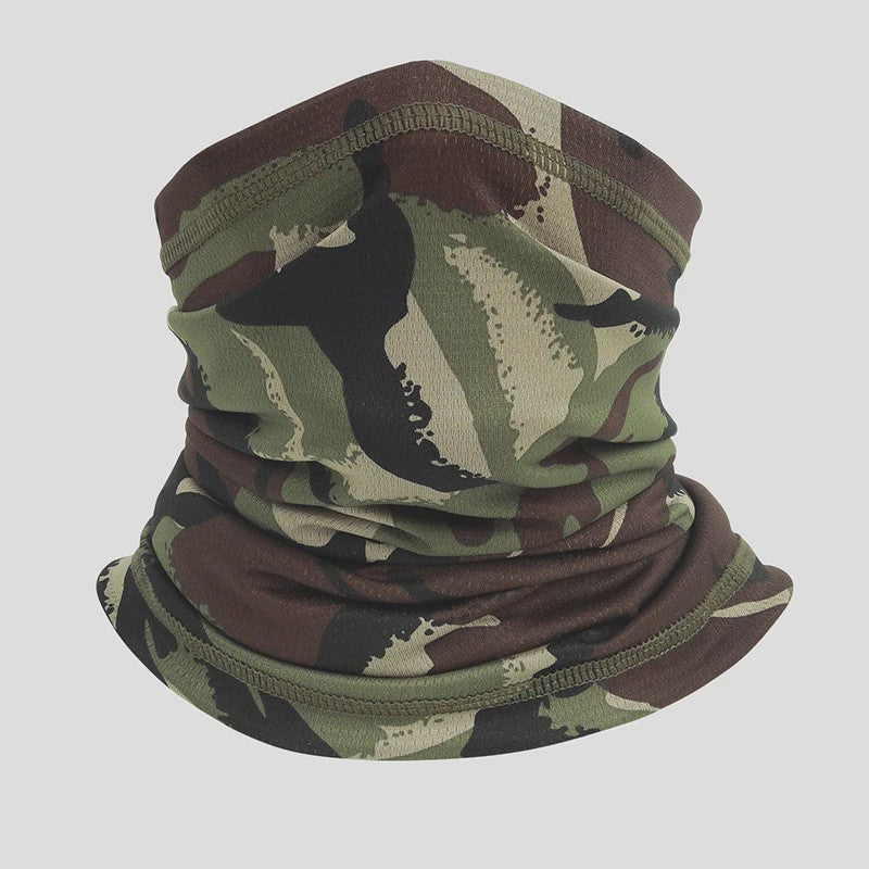 Veelzijdige Camouflage Nekwarmer & Buff - Ademend & UV Beschermend voor Outdoor Sport