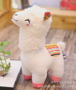 Schattige Alpaca Lama Pluche Knuffel - 25cm Zacht Speelgoed voor Kinderen en Decoratie