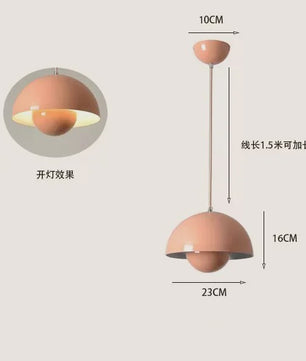 Moderne Design Hanglamp 'Bud' - 23cm - Meerdere Kleuren - Sfeervolle Verlichting