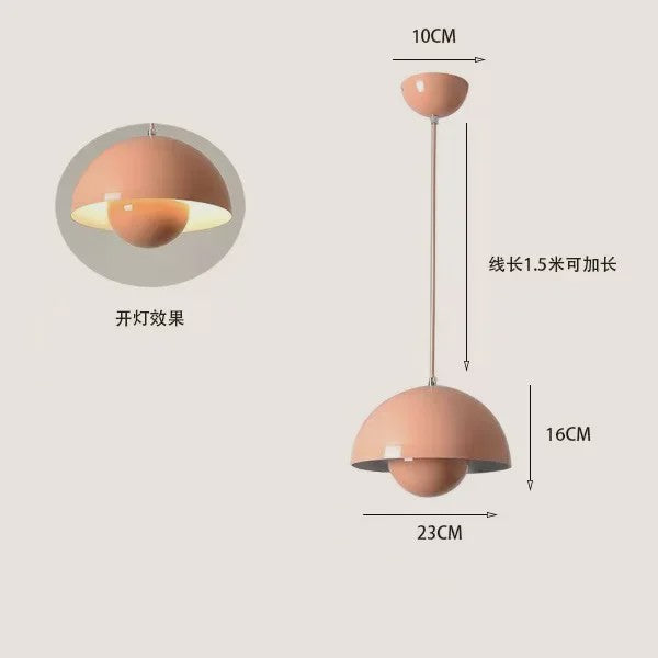 Moderne Design Hanglamp 'Bud' - 23cm - Meerdere Kleuren - Sfeervolle Verlichting