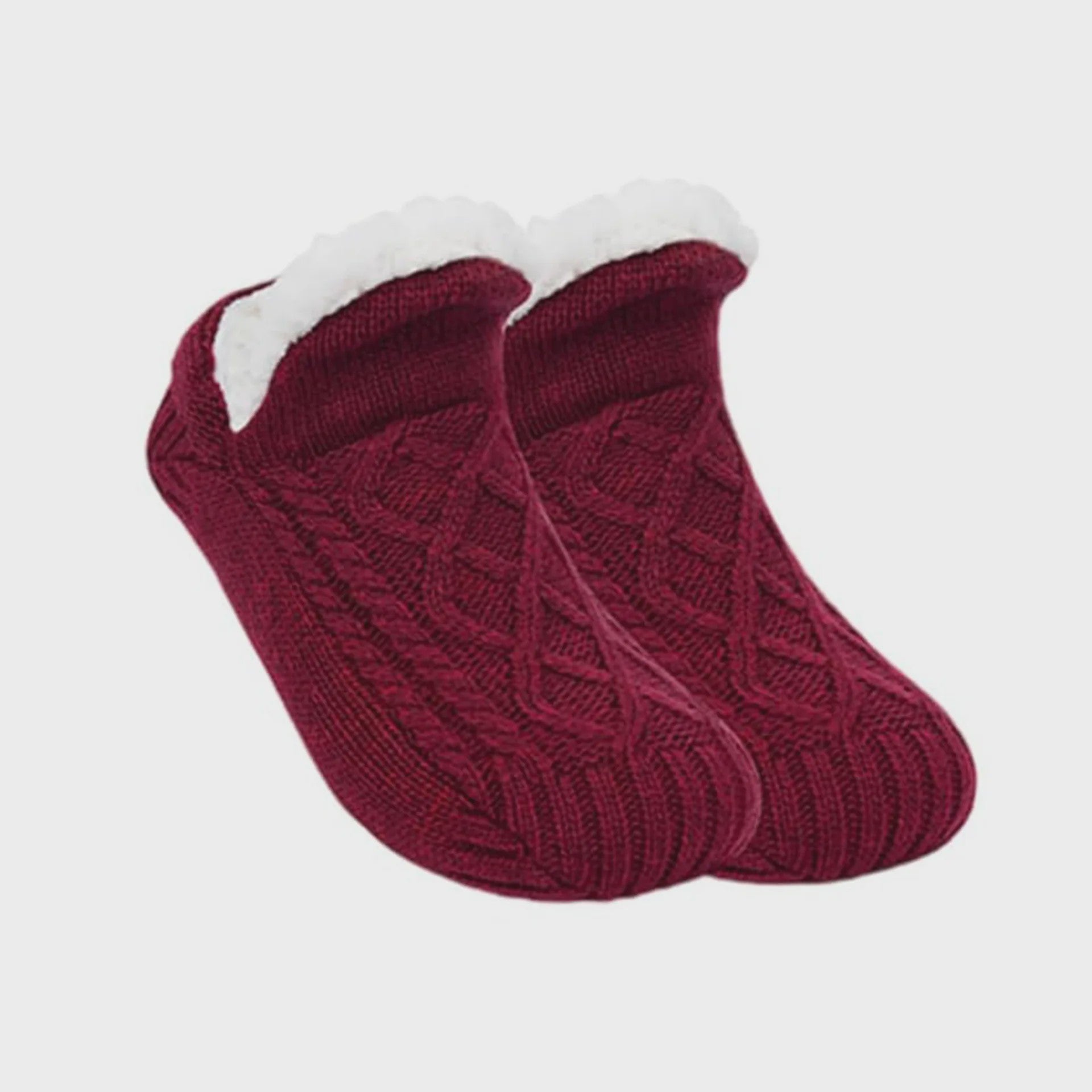 Super Warme Unisex Huissokken met Pluche Voering - Antislip & Comfortabel voor Winter