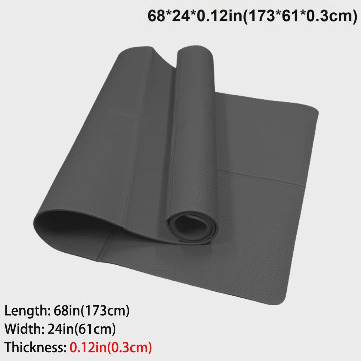 Opvouwbare Yogamat van EVA - Eco-vriendelijk, Draagbaar & Antislip voor Yoga, Pilates & Fitness - Diverse Diktes (3/4/6mm)