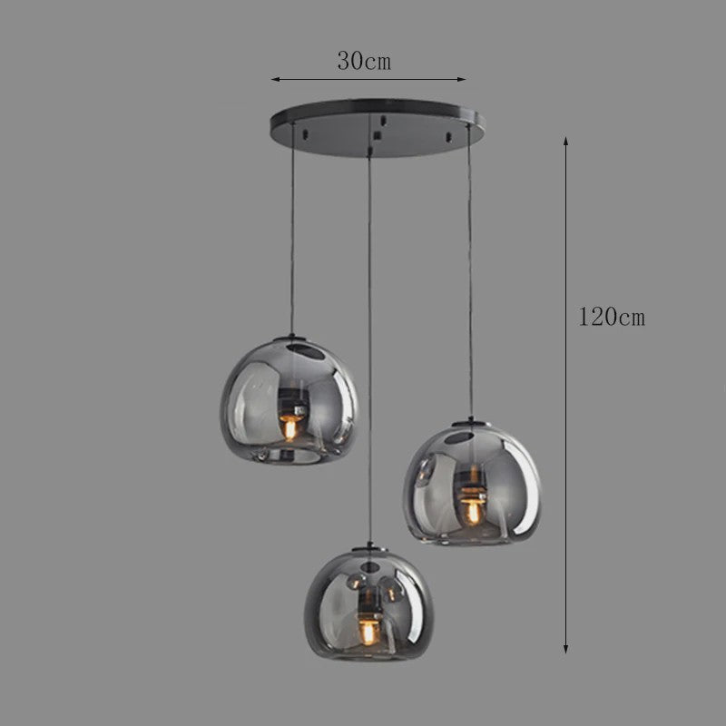 Moderne Glazen Hanglamp - Stijlvolle Plafondlamp voor Eetkamer & Interieur