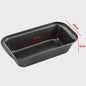 Bakvorm voor Brood en Cake - Non-stick Koolstofstaal - 10 Inch Rechthoekig