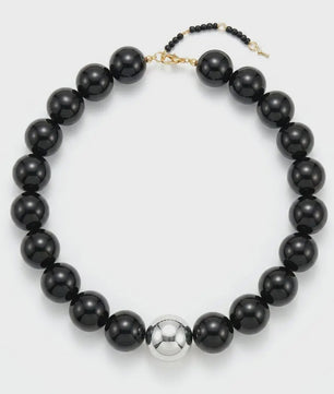 Bohemian Resin Kralen Ketting - Statement Choker met Dubbele Kleuren