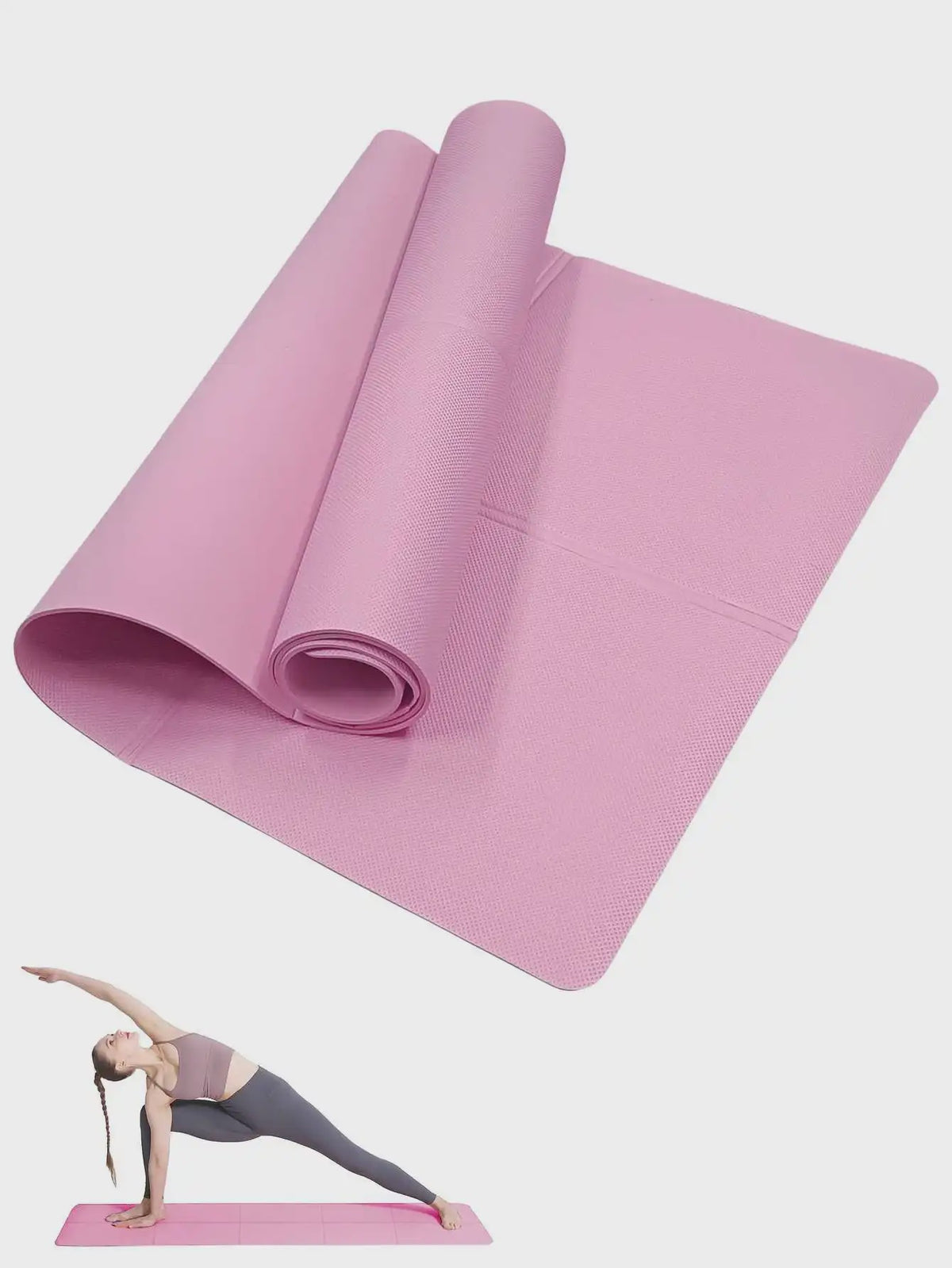 Antislip Yoga & Pilates Mat - 3mm, 4mm of 6mm Dik - Comfortabel & Duurzaam