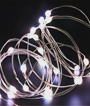 Set van 10x LED Koperdraad Lichtjes - 1m tot 5m - Sfeerverlichting voor Feest, Bruiloft, Kerst & Decoratie